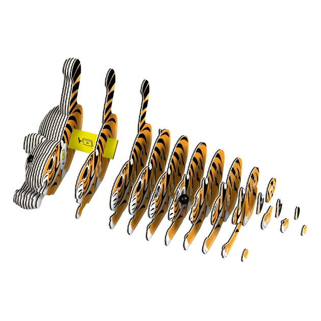 Пазл Eugy 3D Зоопарк Тигр (XEG-012) - picture 3