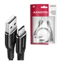 Дата кабель USB 2.0 AM to USB-C 1.0m black AXAGON (BUCM-AM10AB) - зменшене зображення 2