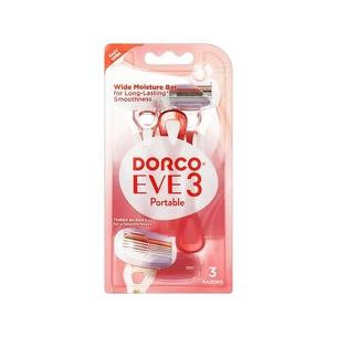 Бритва Dorco Eve 3 Portable Одноразова Для жінок 3 шт. (8801038592633) зображення 1