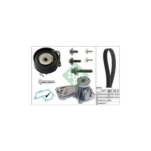 Комплект ременя ГРМ з помпой INA 530 0495 30 зображення 1