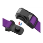 Нашийник для тварин WAUDOG Magnet c QR паспортом, магнітна пряжка-фастекс M фіолетовий (27959) - зменшене зображення 3