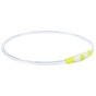 Ошейник для животных Trixie Flash Light Ring USB мигающий силиконовый зеленый S–M 35 см/8 мм (4047974126608) - уменьшенное изображение 1