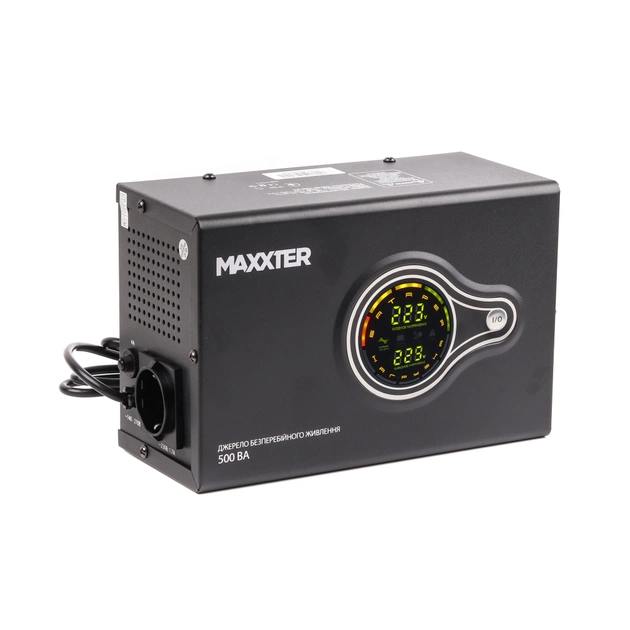 Пристрій безперебійного живлення Maxxter MX-HI-PSW500-01 - зображення 1