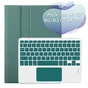 Чохол до планшета BeCover Keyboard+TouchPad Apple iPad Air 13" M2/M3 (2024/2025) Dark Green (712603) - зменшене зображення 1