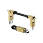 Дата кабель 6in1 inCharge 6 - 0.06m gold Rolling Square (SIX03R) - зменшене зображення 1