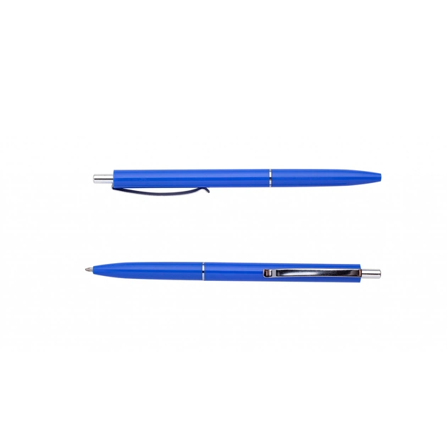 Ручка кулькова Buromax автоматична COLOR, L2U, 1 мм, синій корпус, синє чорнило (BM.8239-02) - зображення 1