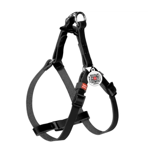 Шлея для котів WAUDOG Classic з QR паспортом XS Ш 10 мм В=С 28-40 см чорна (60101) зображення 1