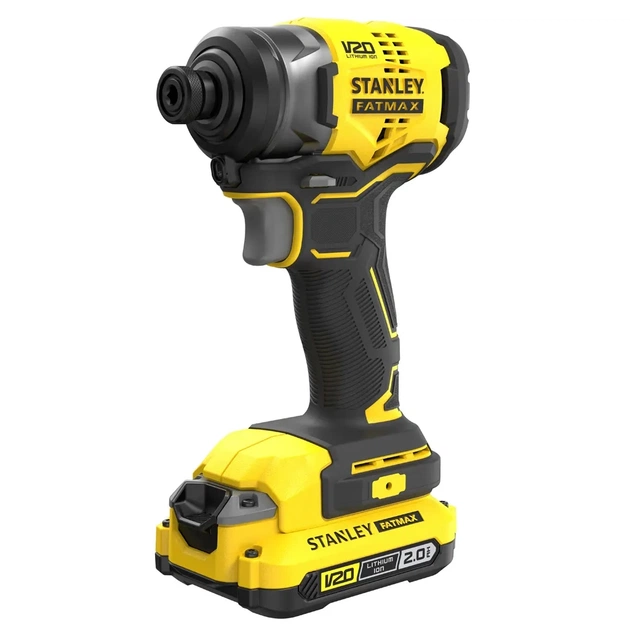 Гайковерт Stanley FatMax, Li-lon, 18В, V20, 2x2Ah, 170 Нм, 2800 об/хв, 3500 уд/хв, 2,5 кг, кейс (SBF810D2K) - зображення 1