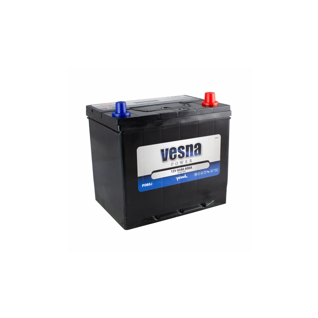 Акумулятор автомобільний Vesna 60 Ah/12V Japan Euro (415 060S) - изображение 1