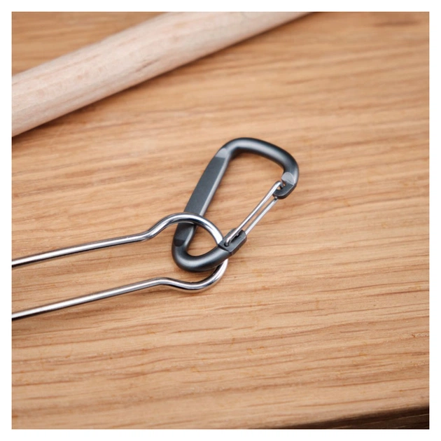 Ложка-виделка туристична Naturehike титанова NH19C001-J (6927595734766) - picture 3