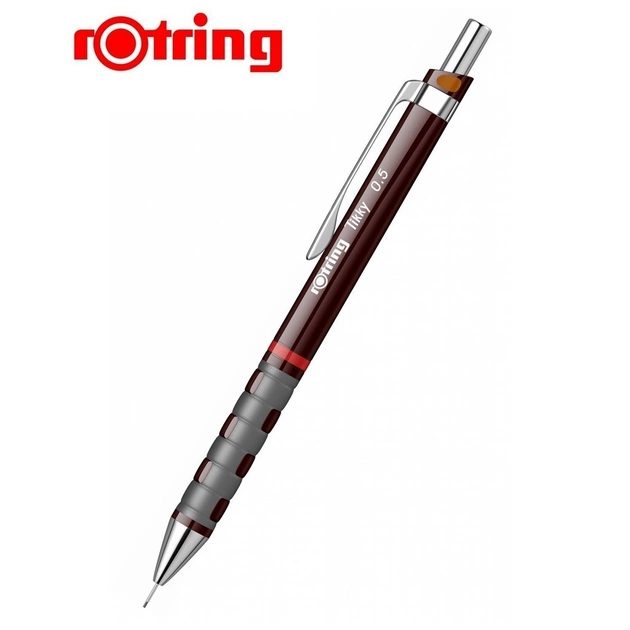 Олівець механічний Rotring Drawing TIKKY Burgundy (ISO) PCL 0,5 (R1904691) - изображение 3
