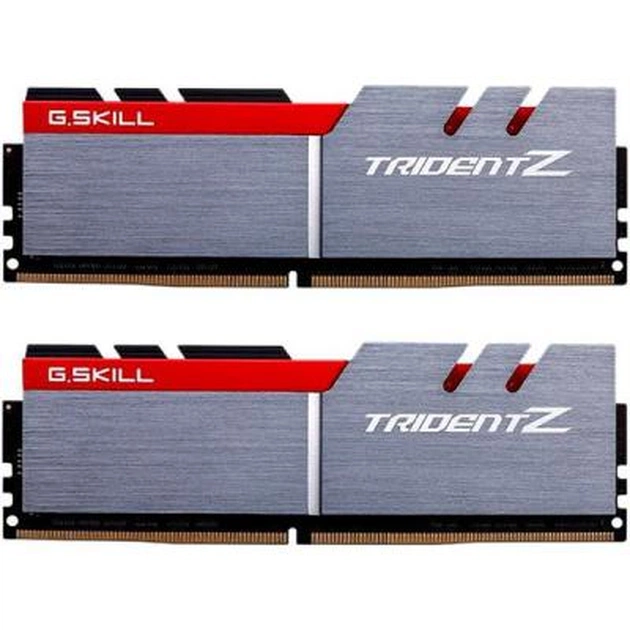 Модуль пам'яті для комп'ютера DDR4 16GB (2x8GB) 3000 MHz Trident Z Silver G.Skill (F4-3000C15D-16GTZB) - зображення 1