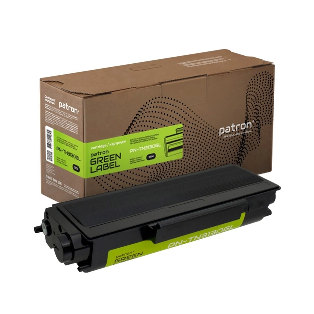 Тонер-картридж Patron Brother TN-3130 Green Label (PN-TN3130GL) - зображення 1