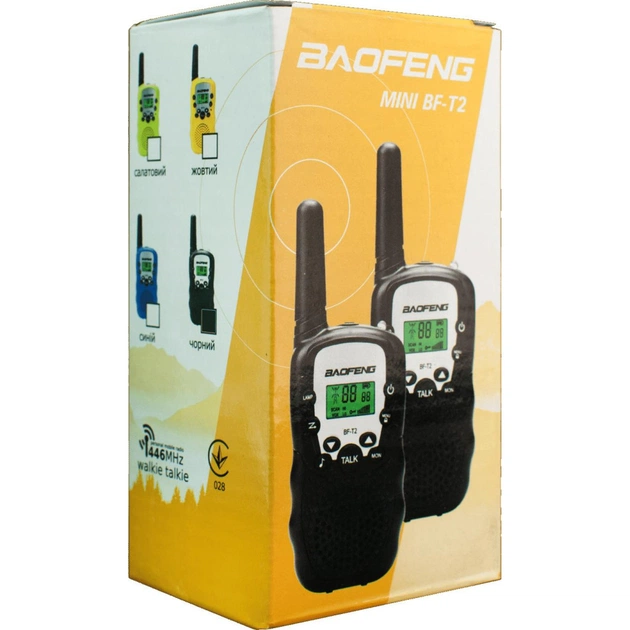 Портативна рація Baofeng MiNi BF-T2 PMR446 Black (MiNiBFT2_B) - picture 6