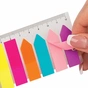 Стікер-закладка Buromax Plastic bookmarks 45x12mm, 8*25шт, neon (BM.2307-98) - зменшене зображення 3