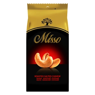 Горіхи Misso Ядра кеш'ю смажені з морською сіллю 150 г (4820146730113) изображение 1