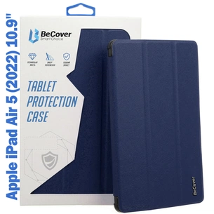 Чохол до планшета BeCover Tri Fold Soft TPU mount Apple Pencil Apple iPad Air 5 (2022) 10.9" Deep Blue (708454) зображення 1