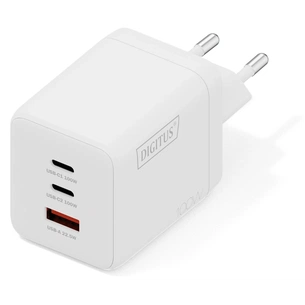 Зарядний пристрій Digitus 2xUSB-C + 1xUSB-A GaN 100W (DA-10304) picture 1