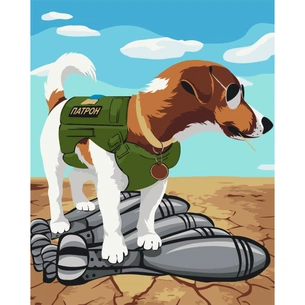 Картина по номерам ZiBi Український Патрон ©Гусаренко-Маркова Дар'я 40*50 см (ZB.64054) зображення 1