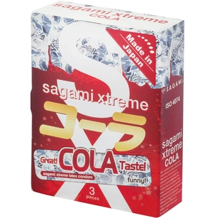Презервативи Sagami Xtreme Cola З ароматом коли 3 шт. (4974234811915) изображение 1