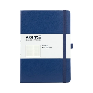 Блокнот Axent Partner Prime 145х210 мм A5 96 аркушів у клітинка Синій (8305-02-A) зображення 1