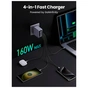Зарядний пристрій Ugreen 4xUSB 160W (3xUSB-C + USB-A) Gan Nexode Pro X763 (25877) - зменшене зображення 7