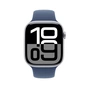 Смарт-годинник Apple Watch Series 10 GPS + Cellular 42mm Gold Titanium Case with Starlight Sport Band - S/M (MX063QH/A) - зменшене зображення 2