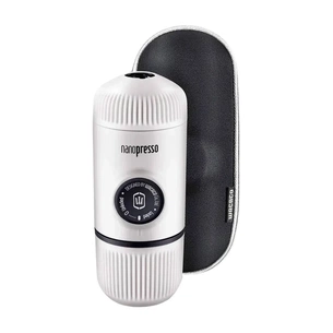 Кавоварка кемпінгова Wacaco Nanopresso з чохлом біла (WNANOWH) зображення 1