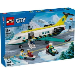 Конструктор LEGO City Літак швидкої медичної допомоги (60465) зображення 1