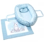 Кокон для новонароджених Верес Кокон-переноска з пледом Summer Bunny blue (450.05) - уменьшенное изображение 1
