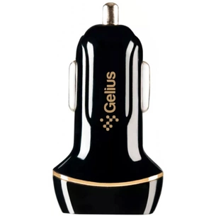 Зарядний пристрій Gelius Ultra Voyager GU-CC02 2USB 2.4A + Cable iPhone X Black (00000077716) зображення 1
