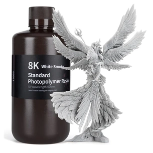 Фотополімерна смола ELEGOO Resin, Standard 8K 1кг, white smoke (50.103.0131) зображення 1