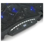 Підставка до ноутбука IceCoorel 10-17", 15*60mm 2500 RPM, TYPE-C+USB, 400x305x39mm, Black (K12) - уменьшенное изображение 4