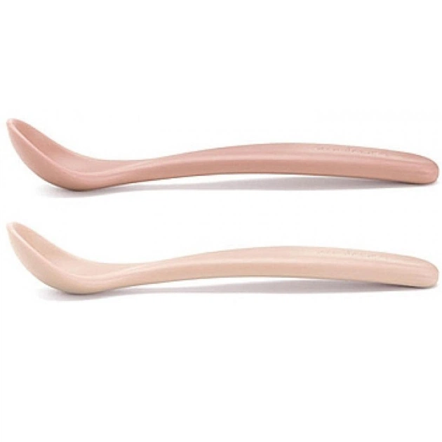 Набір дитячого посуду Suavinex Лісові історії ложок 2 шт рожеві (306964) - picture 1