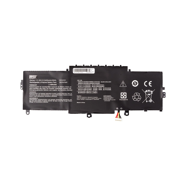 Аккумулятор для ноутбука ASUS ZenBook 14 (C31N1811) 11.55V 3400mA PowerPlant (NB431991) - изображение 1
