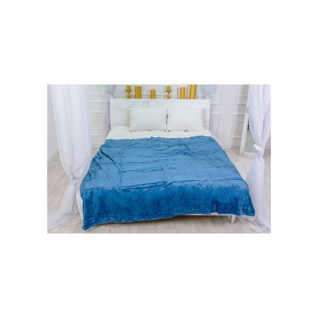 Плед MirSon 1002 Damask Blue 150x200 (2200003051070) - зображення 1
