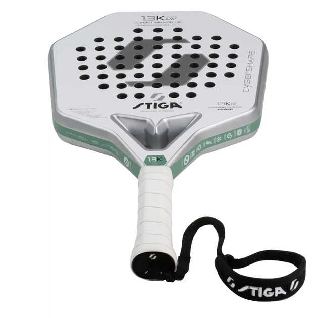 Ракетка для падел тенісу Stiga Racket 1.3K Ultra LW Cybershape (2203-1829-03) (931519) - зображення 3