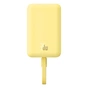Универсальная мобильная батарея Baseus Magnetic Mini 10000mAh, 30W Yellow (P1002210BY23-00) - уменьшенное изображение 2