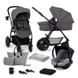 Коляска Kinderkraft 3 в 1 Xmoov Dark Gray (KSXMOV00DGR3000) (5902533920907) - зменшене зображення 1