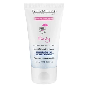 Дитячий крем Dermedic Linum Emolient Baby Захисний З перших днів життя 50 мл (5901643170813) зображення 1