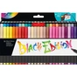 Фломастеры Faber-Castell кисточки Black Edition, 50 цветов (33038) - уменьшенное изображение 1