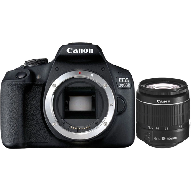 Цифровий фотоапарат Canon EOS 2000D 18-55 DC III (2728C007AA) - изображение 1
