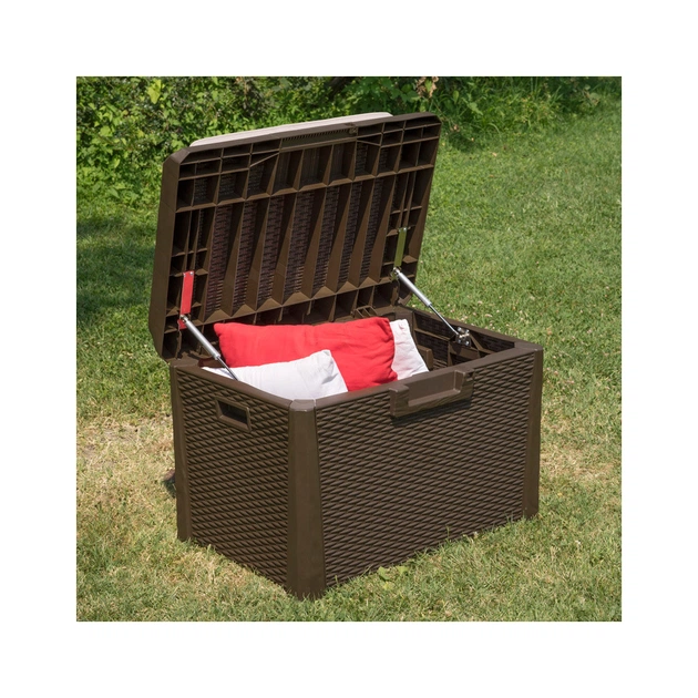 Контейнер для зберігання Toomax Santorini Plus з подушкою коричневий 125 л (5150) - picture 4