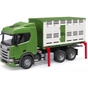 Спецтехніка Bruder Scania Super 560R для перевезення тварин 1:16 з коровою (03548) - зменшене зображення 2