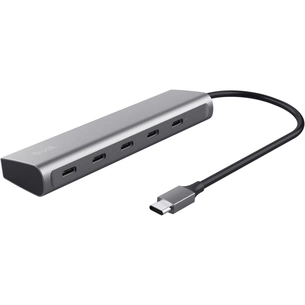 Концентратор Trust Halyx 5-Port USB-C Hub (25136) зображення 1