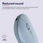 Мишка Trust Puck Wireless/Bluetooth Silent Blue (24126) - зменшене зображення 8
