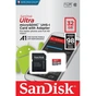 Карта пам'яті SanDisk 32GB micro-SD class 10 UHS-I Ultra (SDSQUAR-032G-GN6MA) - зменшене зображення 2
