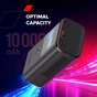 Батарея універсальна Canyon 10000mAh OnPower 130 TFT PD/30W Dark Grey (CNS-CPB130DG) - зменшене зображення 10