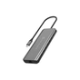 Концентратор J5create USB-C 7-in-1 2xHDMI + 2xUSB 3.2 + 1xRJ45 1000Mbps + PD100W + 3.5mm black (JCD398-N) - зменшене зображення 2