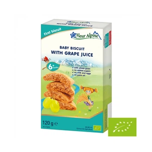 Дитяче печиво Fleur Alpine With Grape Juice, 120 г (5412916941844) изображение 1